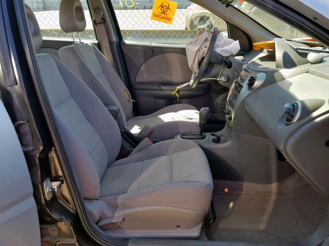 1G8AJ58F07Z111249 - 2007 SATURN ION LEVEL SILVER photo 5
