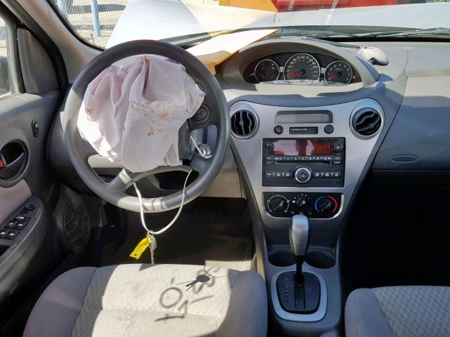 1G8AJ58F07Z111249 - 2007 SATURN ION LEVEL SILVER photo 9