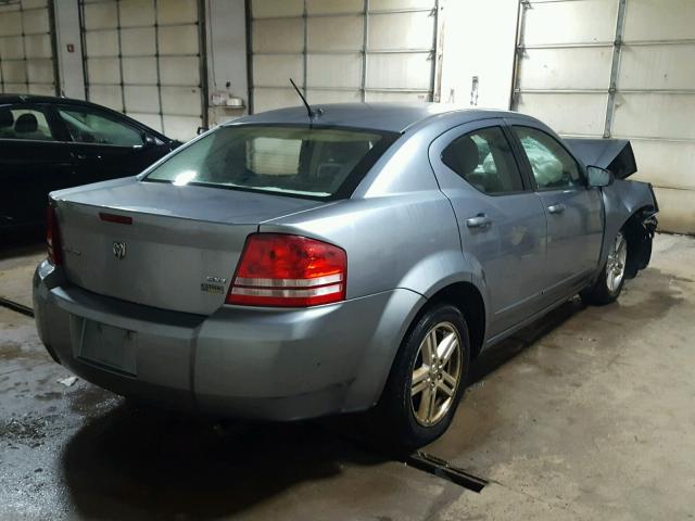 1B3LC56R28N199009 - 2008 DODGE AVENGER SX BLUE photo 4