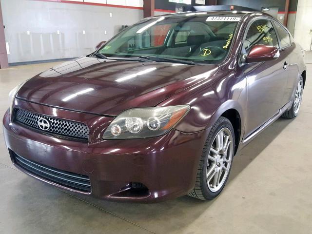 JTKDE167490277995 - 2009 TOYOTA SCION TC BURGUNDY photo 2