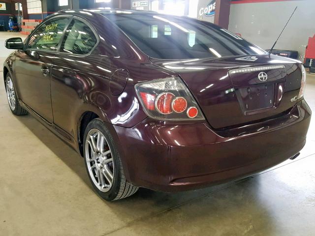 JTKDE167490277995 - 2009 TOYOTA SCION TC BURGUNDY photo 3