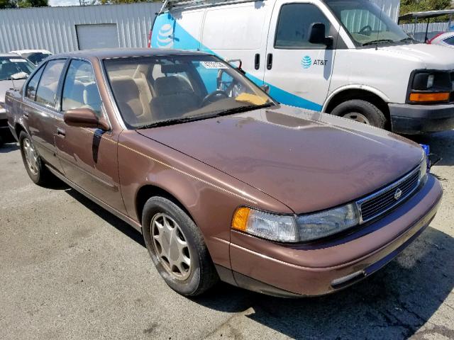 JN1HJ01F4NT008565 - 1992 NISSAN MAXIMA GXE BROWN photo 1