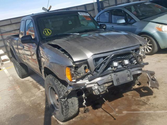 1FTYR14U34PB12820 - 2004 FORD RANGER SUP GRAY photo 1