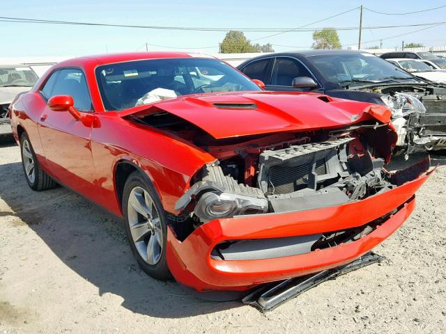 2C3CDZAGXHH550691 - 2017 DODGE CHALLENGER RED photo 1