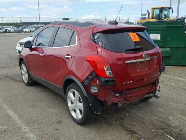 KL4CJBSBXFB203618 - 2015 BUICK ENCORE CON RED photo 3