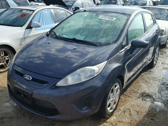 3FADP4TJ1CM160548 - 2012 FORD FIESTA S BLUE photo 2