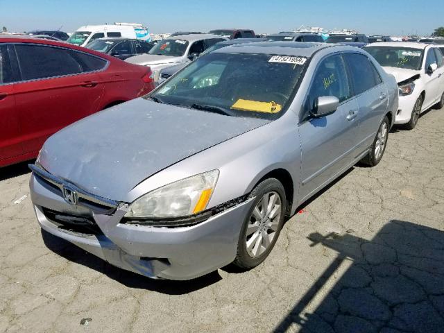 1HGCM66897A082740 - 2007 HONDA ACCORD EX SILVER photo 2