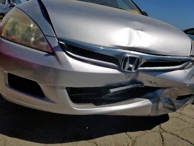 1HGCM66897A082740 - 2007 HONDA ACCORD EX SILVER photo 9