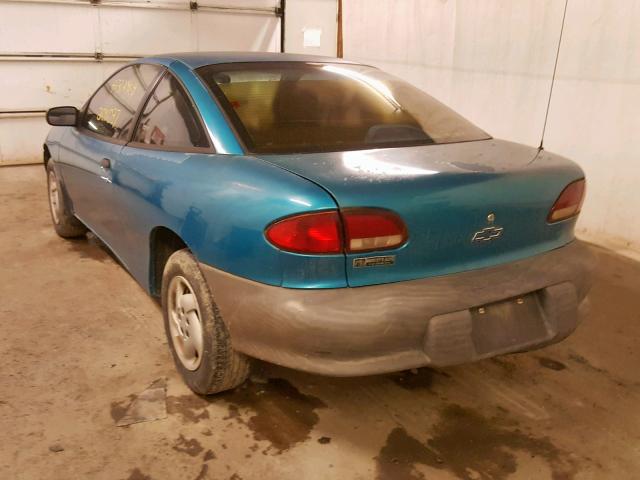 1G1JC1242V7141774 - 1997 CHEVROLET CAVALIER B BLUE photo 3