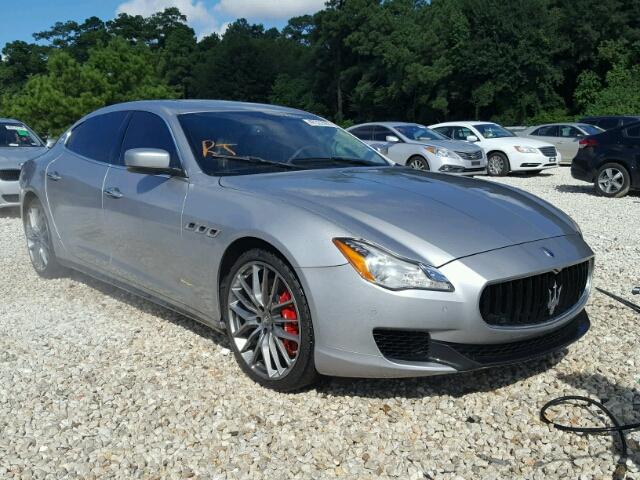 ZAM56PPA1E1087576 - 2014 MASERATI QUATTROPOR SILVER photo 1