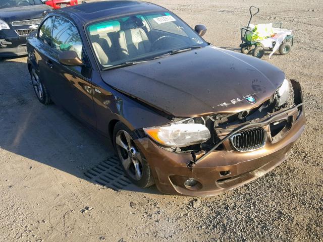 WBAUP7C58CVP22981 - 2012 BMW 128 I BROWN photo 1