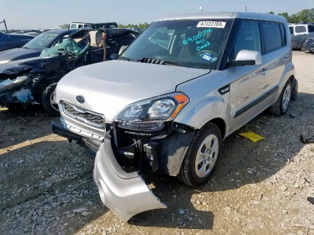 KNDJT2A59C7360283 - 2012 KIA SOUL SILVER photo 2