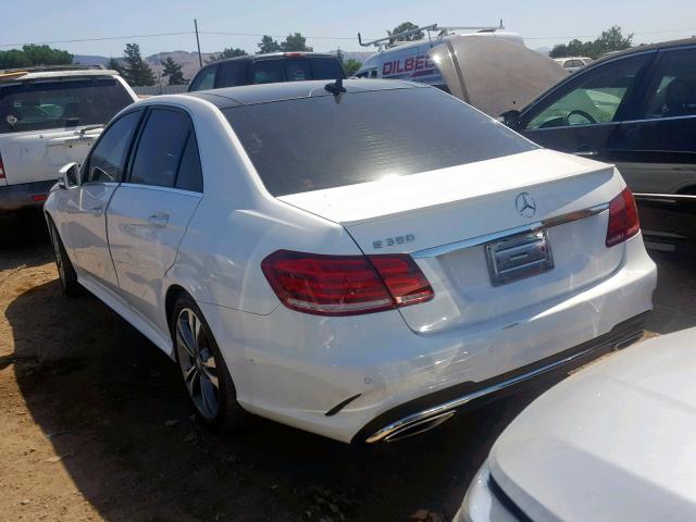 WDDHF5KB5FB134504 - 2015 MERCEDES-BENZ E 350 WHITE photo 3