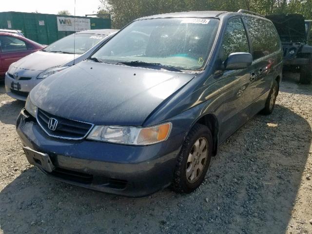 5FNRL18643B039967 - 2003 HONDA ODYSSEY EX BLACK photo 2