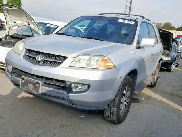 2HNYD186X3H501901 - 2003 ACURA MDX TOURIN SILVER photo 2