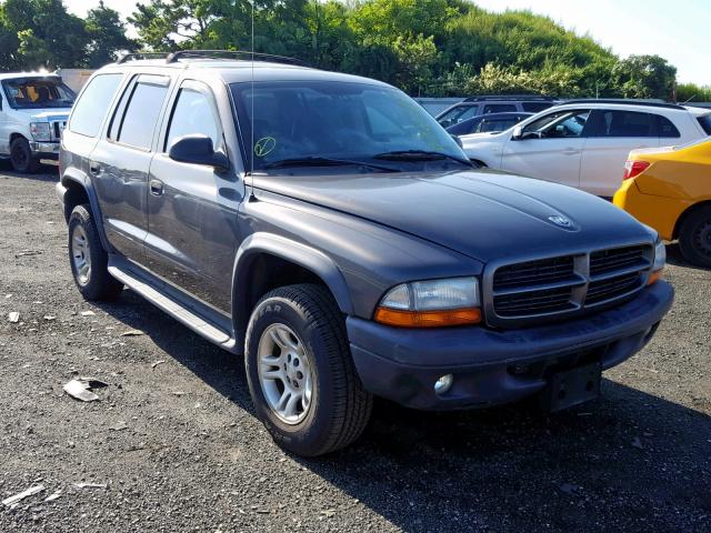 1D4HS38N23F568169 - 2003 DODGE DURANGO SP GRAY photo 1