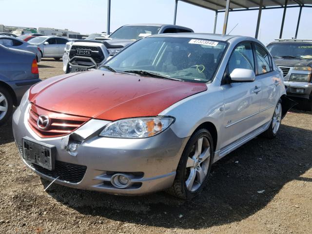 JM1BK324061539144 - 2006 MAZDA 3 S GRAY photo 2