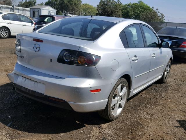 JM1BK324061539144 - 2006 MAZDA 3 S GRAY photo 4