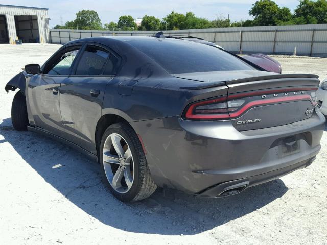 2C3CDXCT0GH186892 - 2016 DODGE CHARGER R/ GRAY photo 3