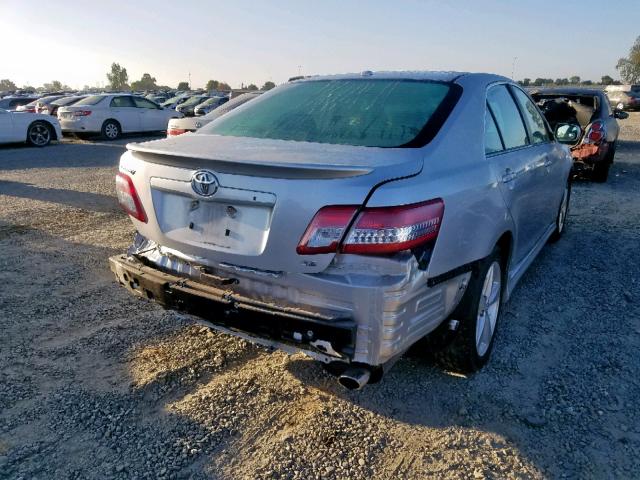 4T1BF3EK0BU201200 - 2011 TOYOTA CAMRY BASE SILVER photo 4