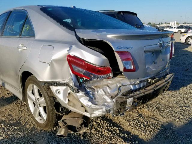 4T1BF3EK0BU201200 - 2011 TOYOTA CAMRY BASE SILVER photo 9