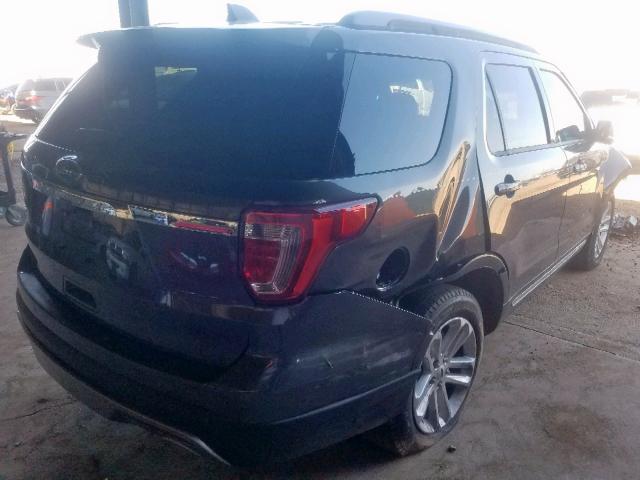 1FM5K7D86HGB53490 - 2017 FORD EXPLORER X GRAY photo 4