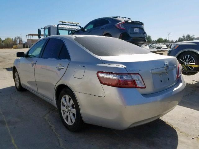 4T1BB46K69U101600 - 2009 TOYOTA CAMRY HYBR SILVER photo 3