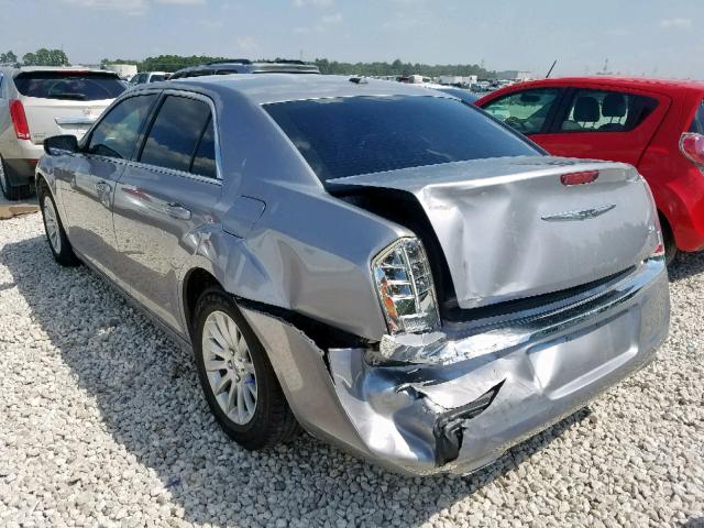 2C3CCAAG2DH741343 - 2013 CHRYSLER 300 SILVER photo 3