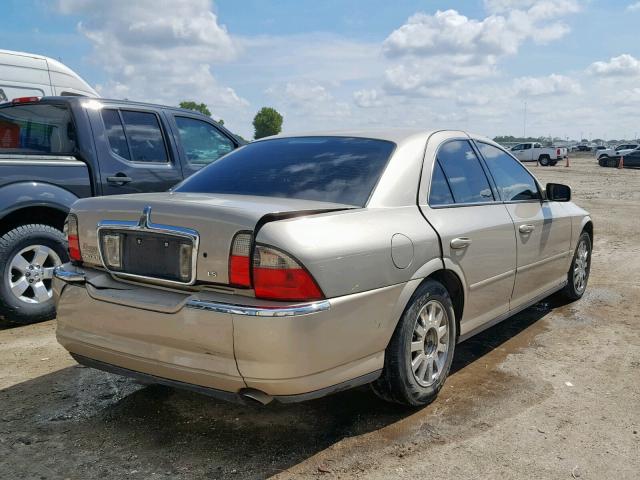 1LNHM86S05Y612444 - 2005 LINCOLN LS BEIGE photo 4