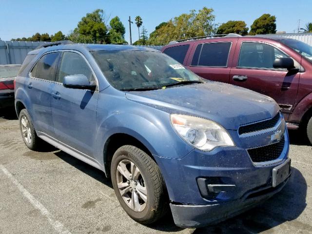 2GNALDEK6C6172663 - 2012 CHEVROLET EQUINOX LT BLUE photo 1