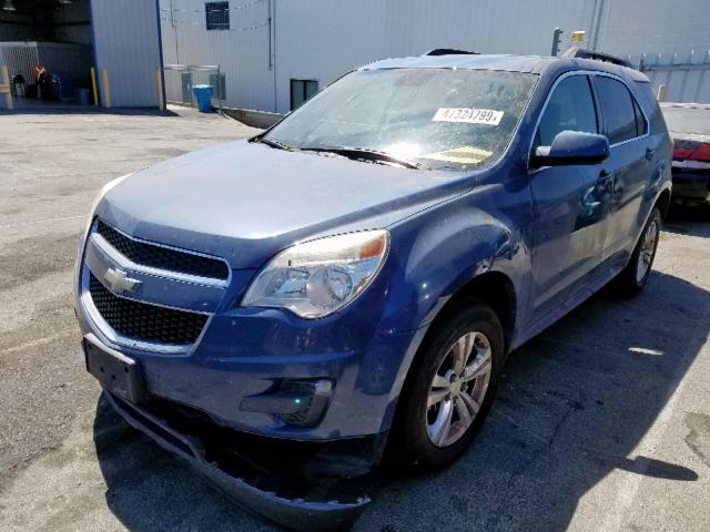 2GNALDEK6C6172663 - 2012 CHEVROLET EQUINOX LT BLUE photo 2