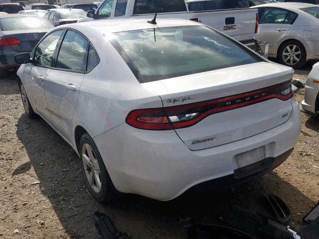 1C3CDFBB6GD624590 - 2016 DODGE DART SXT WHITE photo 3