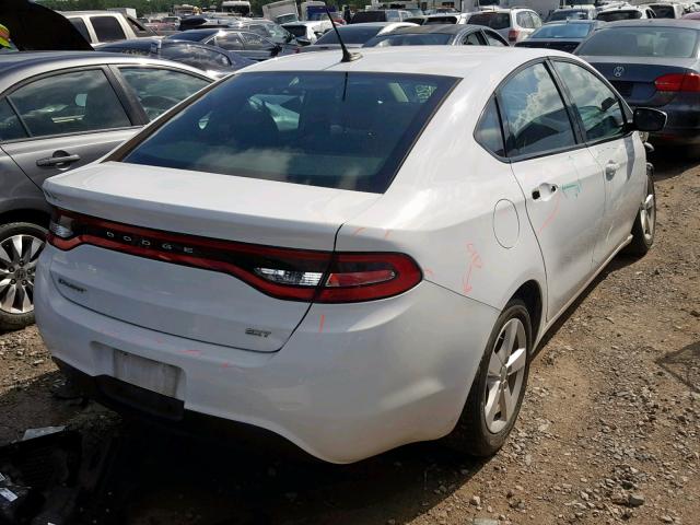 1C3CDFBB6GD624590 - 2016 DODGE DART SXT WHITE photo 4