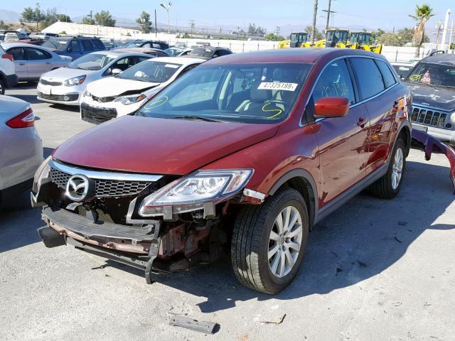 JM3TB28V090178661 - 2009 MAZDA CX-9 RED photo 2