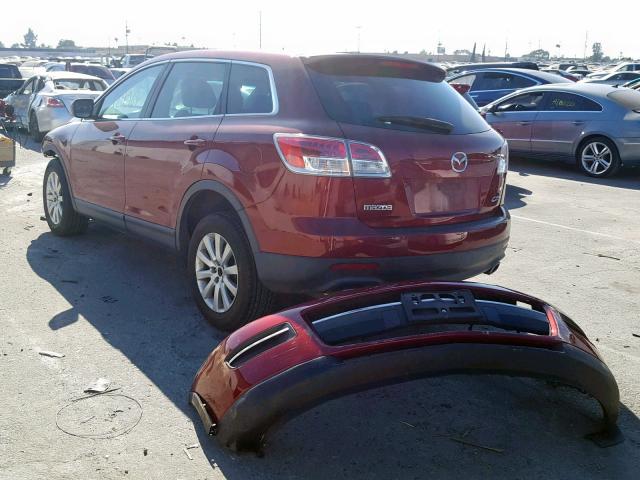 JM3TB28V090178661 - 2009 MAZDA CX-9 RED photo 3