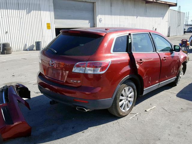 JM3TB28V090178661 - 2009 MAZDA CX-9 RED photo 4