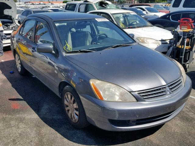 JA3AJ26E86U056106 - 2006 MITSUBISHI LANCER ES GRAY photo 1