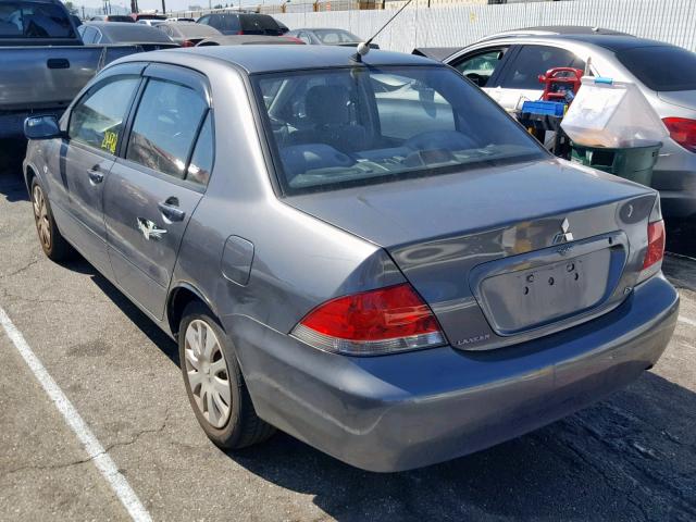 JA3AJ26E86U056106 - 2006 MITSUBISHI LANCER ES GRAY photo 3