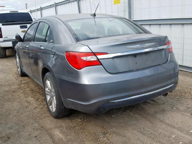 1C3CCBBB7CN146289 - 2012 CHRYSLER 200 TOURIN GRAY photo 3