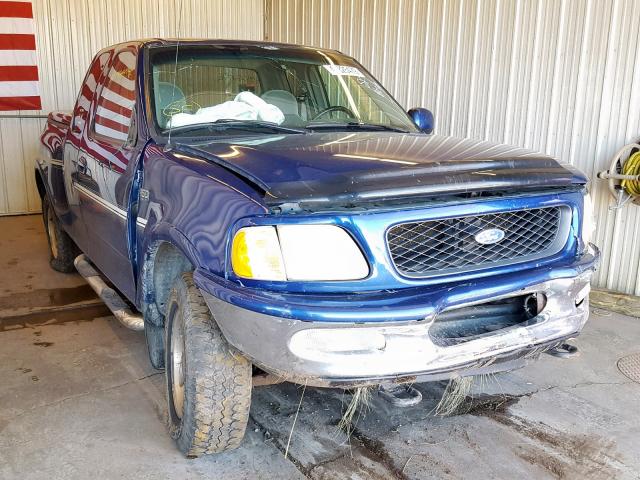 1FTDX08WXVKD57106 - 1997 FORD F150 BLUE photo 1