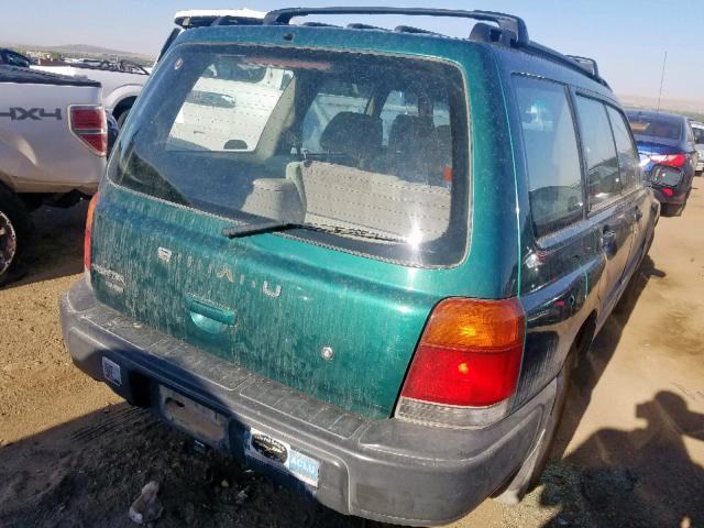 JF1SF6355XG701965 - 1999 SUBARU FORESTER L GREEN photo 4