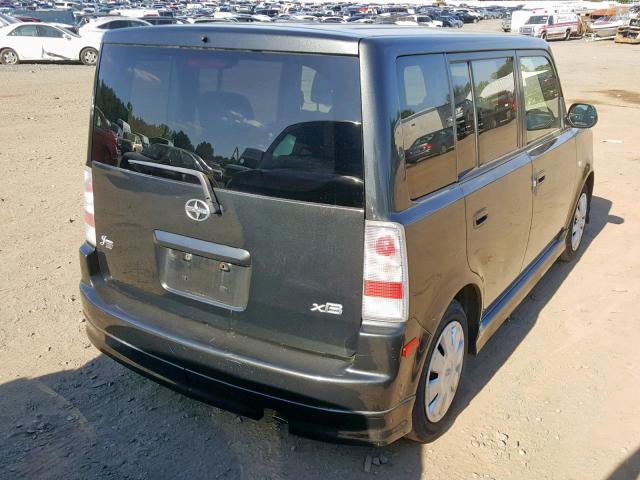 JTLKT324X64103305 - 2006 TOYOTA SCION XB 黑色 照片 4