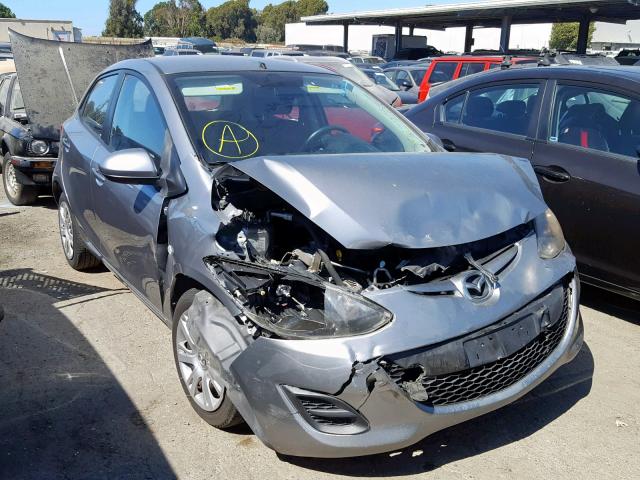 JM1DE1KY9C0148275 - 2012 MAZDA MAZDA2 GRAY photo 1