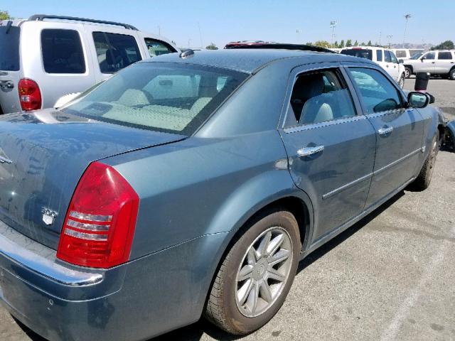 2C3LA63H16H264805 - 2006 CHRYSLER 300C TEAL photo 4