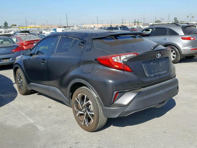 NMTKHMBX5JR058797 - 2018 TOYOTA C-HR XLE BLACK photo 3