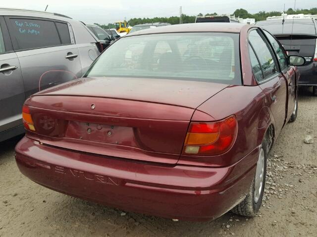 1G8ZH52862Z179377 - 2002 SATURN SL1 BURGUNDY photo 4