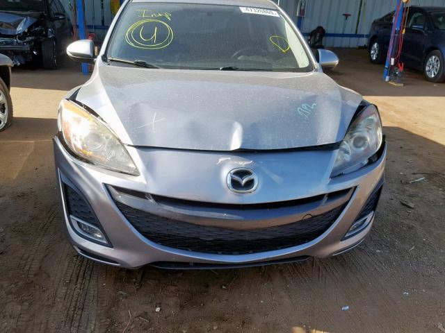 JM1BL1H52A1182558 - 2010 MAZDA 3 S SILVER photo 9