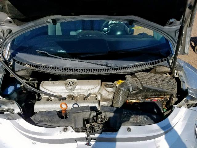 3VWPW31C58M500653 - 2008 VOLKSWAGEN NEW BEETLE ვერცხლისფერი ფოტო 7