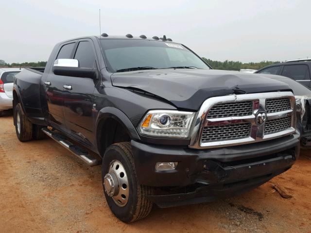 3C63RRML3FG637987 - 2015 RAM 3500 LARAM GRAY photo 1