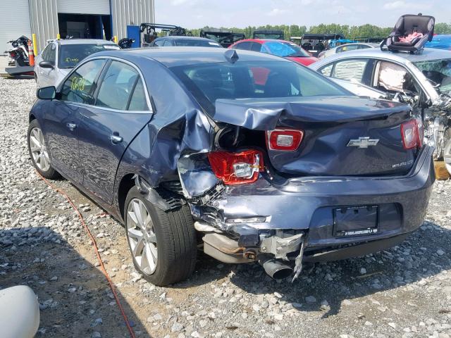 1G11H5SA8DF270914 - 2013 CHEVROLET MALIBU LTZ ლურჯი ფოტო 3